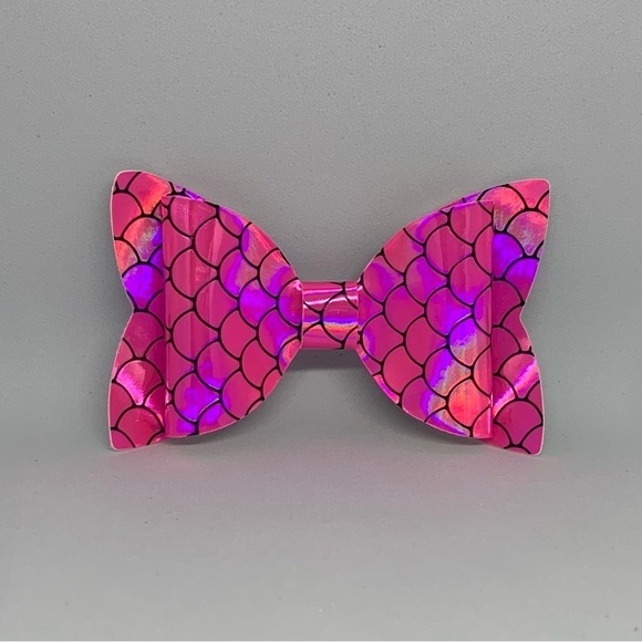 Handmade Faux Leather Hairbows - Picture 6 of 16